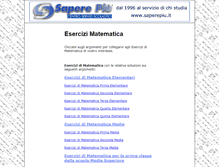 Tablet Screenshot of esercizimatematica.it